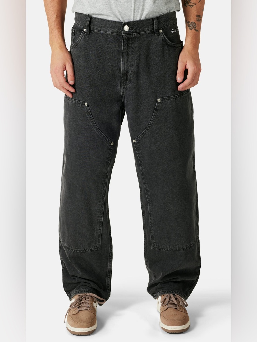 Sweet Skateboarding Co. /Big Skate Dbl. Knee Skater Jeans Charcoal Sz. 31 - NWOT